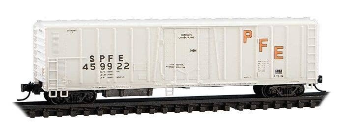 PC&F Class R-70-13 Steel Mechanical Reefer No Roofwalk - Ready to Run -- Pacific Fruit Expres, N, Micro Trains Line 8100080