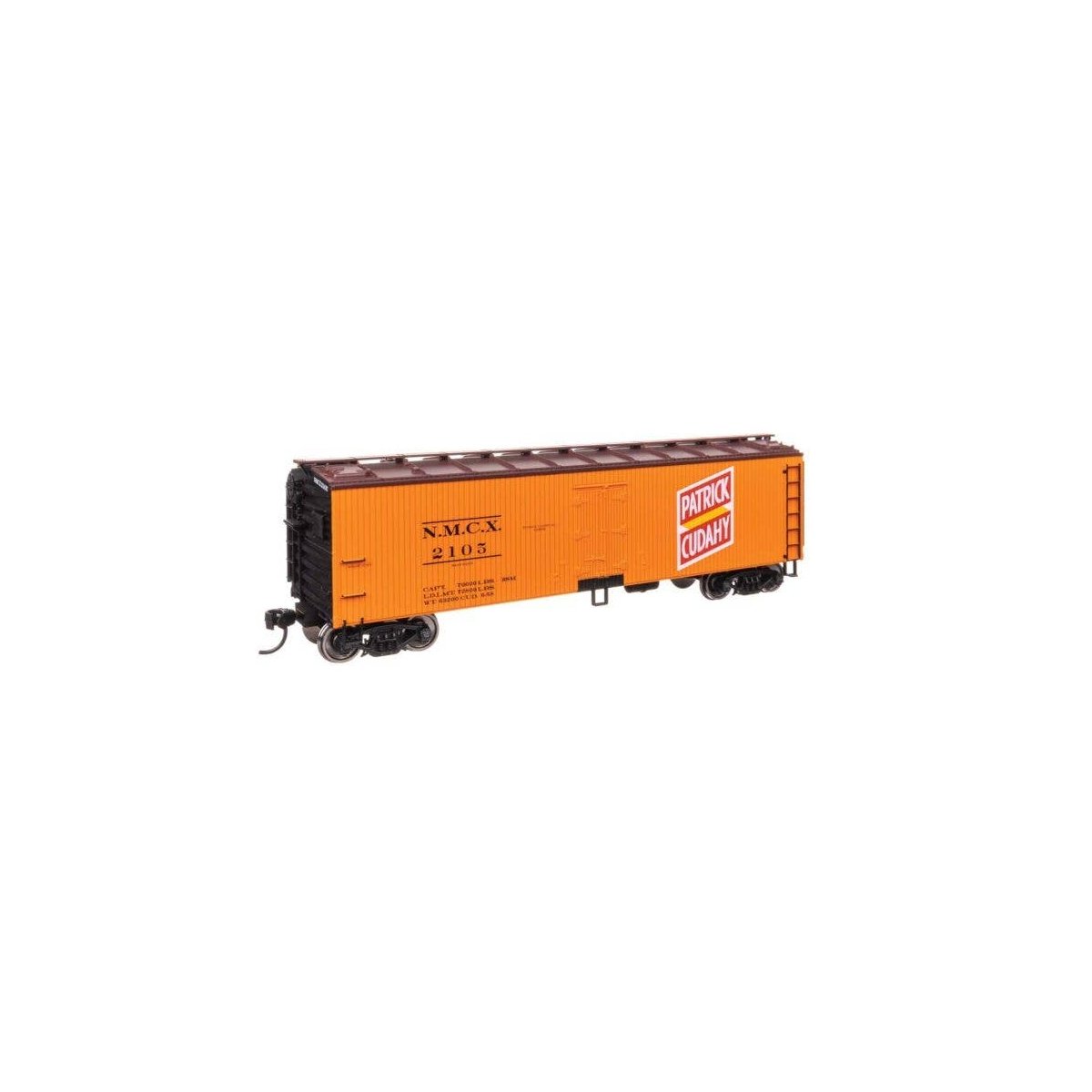 40′ Wood Reefer with Steel ends - Ready to Run -- Patrick Cudahy NMCX 2105, HO, WalthersMainline 41318