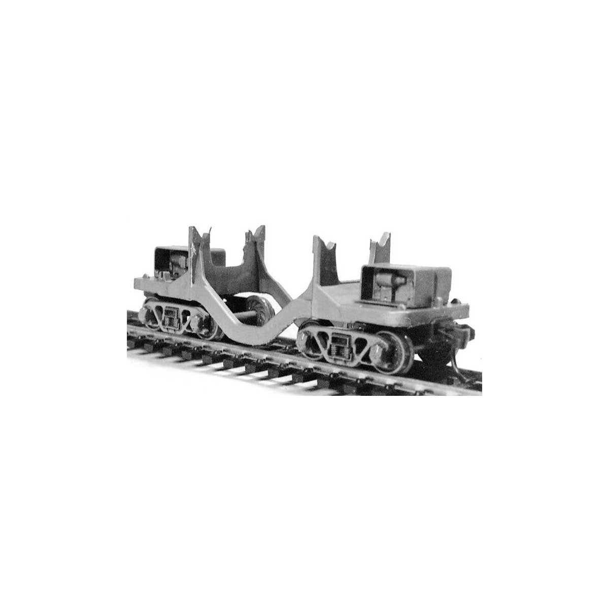 Spacer Car - Kit -- Includes Trucks & Couplers Undecorated, HO, State Tool & Die 740
