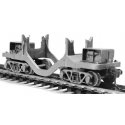 Spacer Car - Kit -- Includes Trucks & Couplers Undecorated, HO, State Tool & Die 740