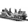Spacer Car - Kit -- Includes Trucks & Couplers Undecorated, HO, State Tool & Die 740