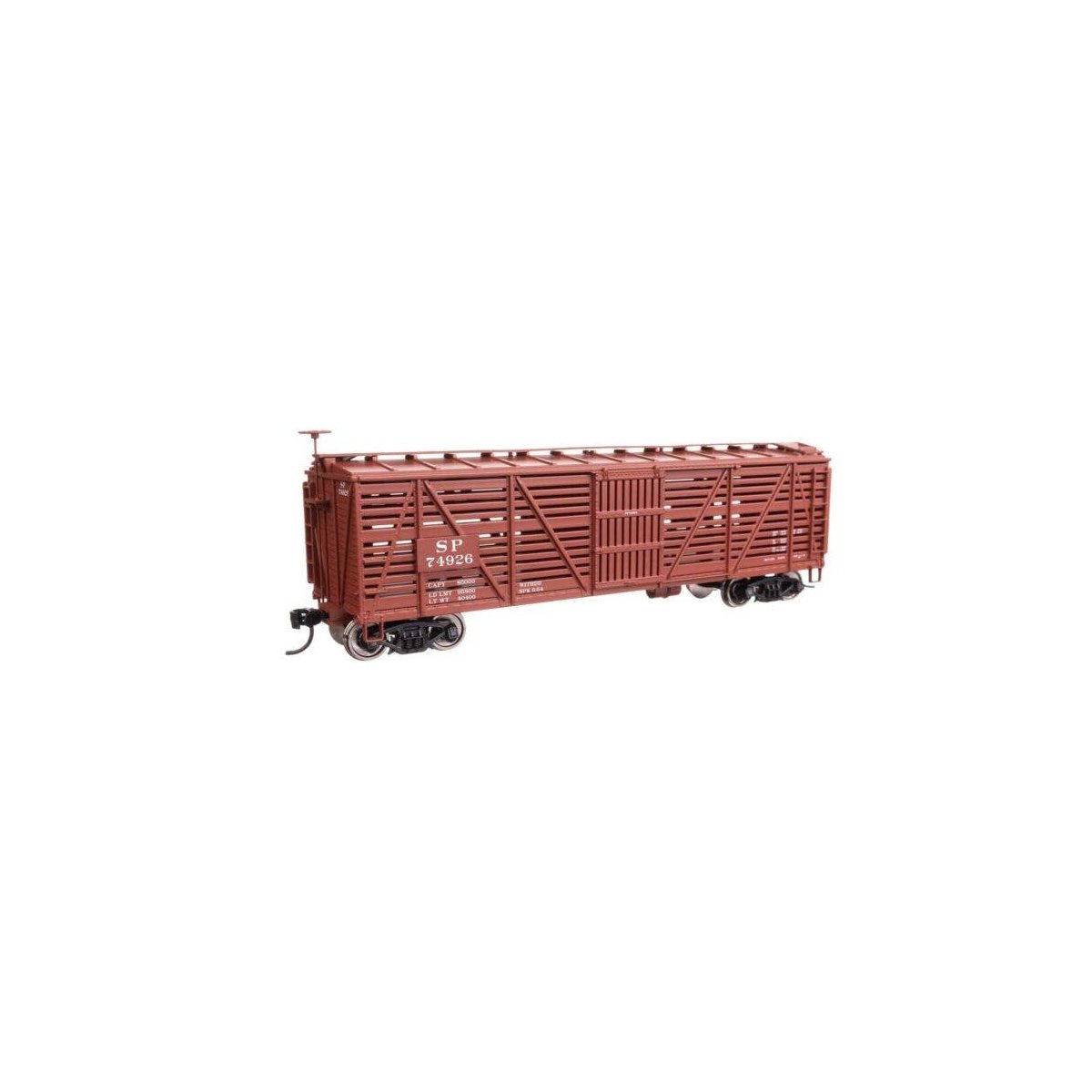 40′ Wood Stock Car - Ready to Run -- Southern Pacific(TM) 74926, HO, WalthersMainline 41467