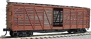 40′ Wood Stock Car - Kit (Plastic) -- Undecorated, HO, Accurail Inc 4700