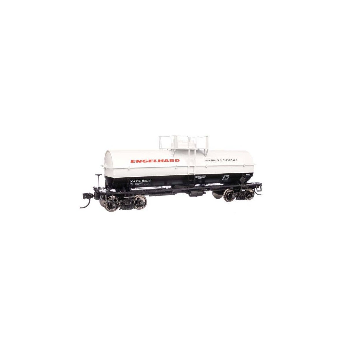 36′ 10,000-Gallon Insulated Tank Car w/Large Dome, Bolted Jacket - Ready to -- Engelhard Minera, HO, WalthersMainline 48410