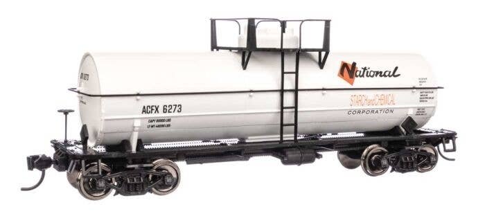 36′ 10,000-Gallon Insulated Tank Car w/Large Dome, Bolted Jacket - Ready to -- National Starch , HO, WalthersMainline 48422