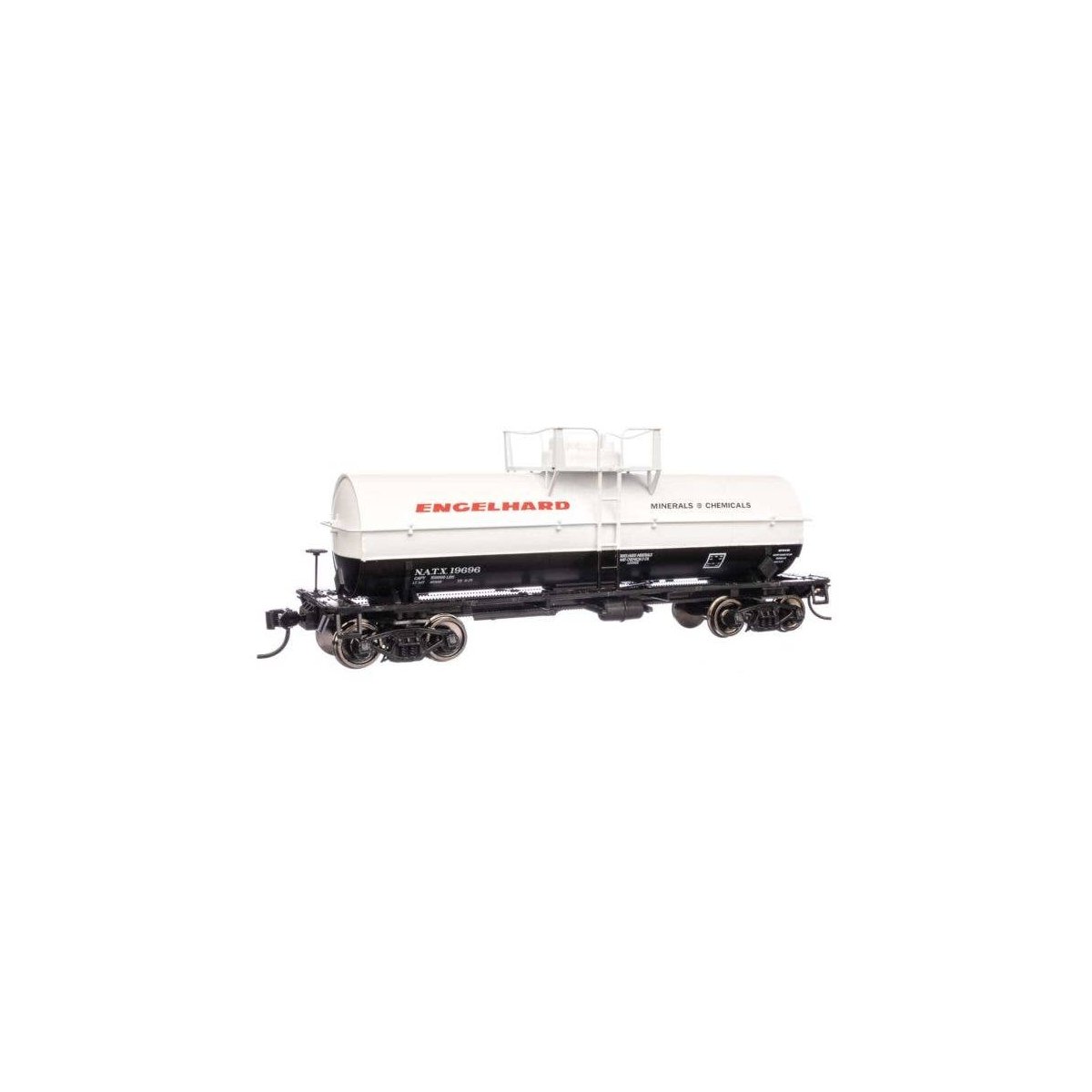 36′ 10,000-Gallon Insulated Tank Car w/Large Dome, Bolted Jacket - Ready to -- Engelhard Minera, HO, WalthersMainline 48412