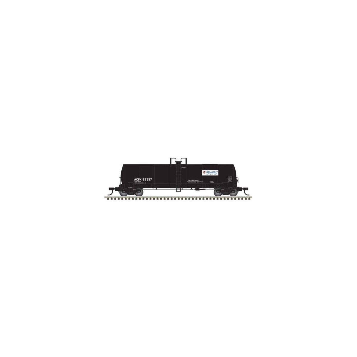 ACF 17,360-Gallon Tank Car - Ready to Run - Master(R) -- Pennwalt Chemicals ACFX 8539, N, Atlas Model Railroad Co. 50006893