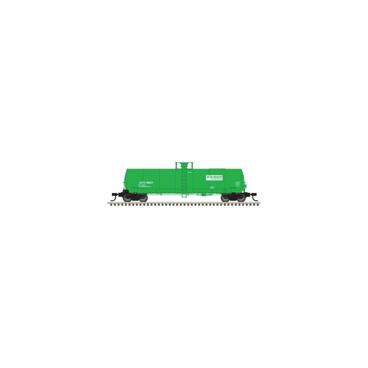 ACF 17,360-Gallon Tank Car - Ready to Run - Master(R) -- Kaiser Chemicals ACFX 19629 , N, Atlas Model Railroad Co. 50006891