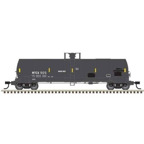 ACF 17,360-Gallon Tank Car - Ready to Run - Master(R) -- Weyerhaeuser WTCX 909 (gray,, N, Atlas Model Railroad Co. 50006906