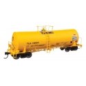 40′ Trinity 14,000-Gallon Molten Sulfur Tank Car - Ready to Run -- Trinity Leasing (YLW) 135024, HO, WalthersProto 100074