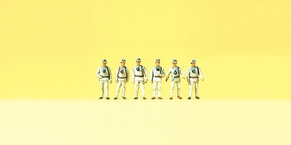 Workers -- Miners pkg(6), N, Preiser Kg 79215