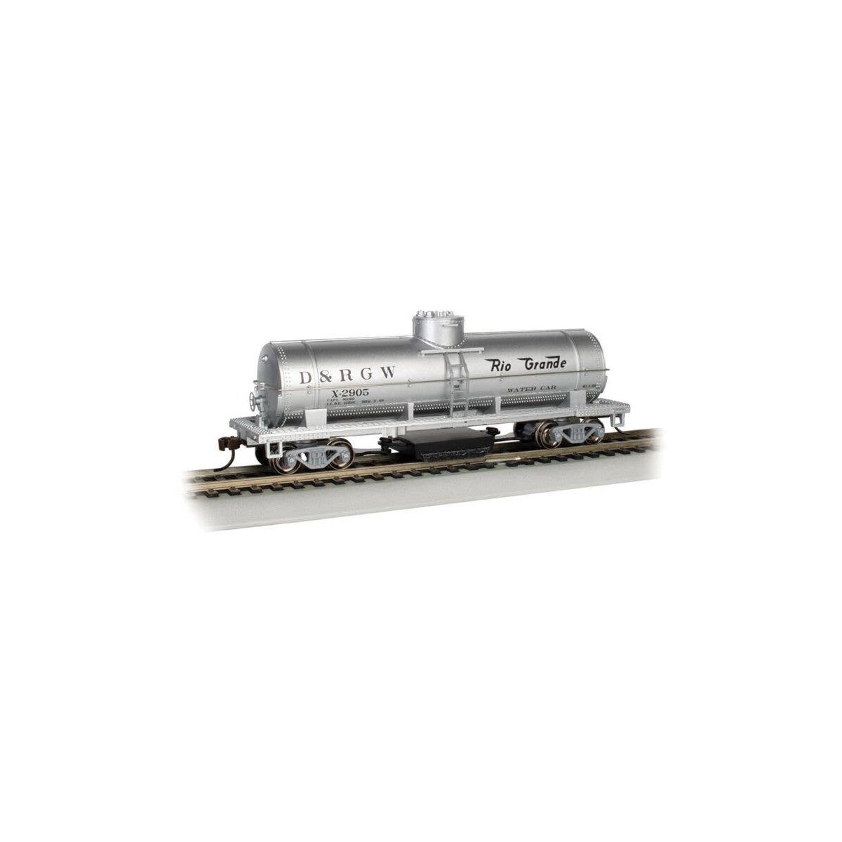 Track Cleaning Tank Car - Ready to Run - Silver Series(R) -- Denver & Rio Grande Western X-2, HO, Bachmann Industries 16310
