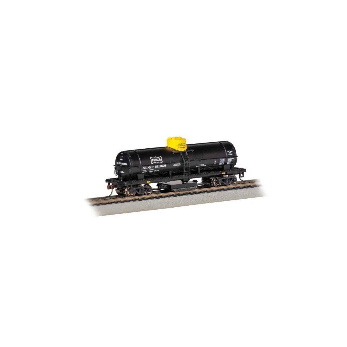 Track Cleaning Tank Car - Ready to Run - Silver Series(R) -- St. Louis-San Francisco 191058 , HO, Bachmann Industries 16309