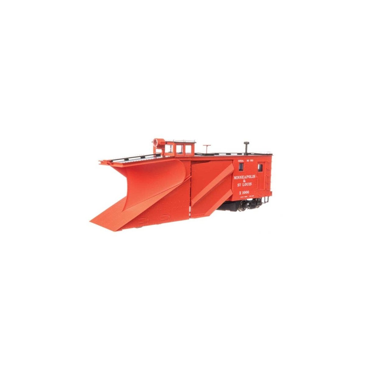 Russell Snowplow - Ready to Run -- Minneapolis & St. Louis X1000, HO, WalthersProto 110035