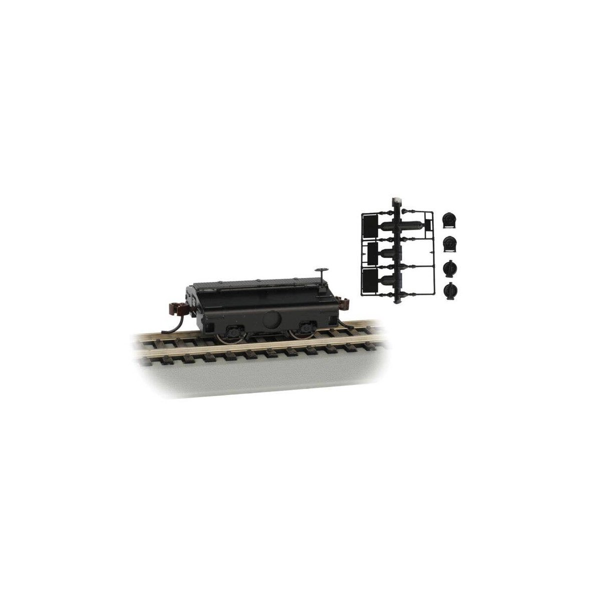 Scale Test Weight Car - Ready to Run with Uninstalled Details -- Undecorated, HO, Bachmann Industries 74405