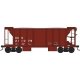 70-Ton 2-Bay Ballast Hopper with Side Chutes (Ballast Gates) - Ready to Run -- Kansas C, HO, Bowser Manufacturing Co. 43671