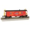 Steel Bay-Window Caboose - Ready to Run -- Delaware & Hudson 35720, HO, Bachmann Industries 73207