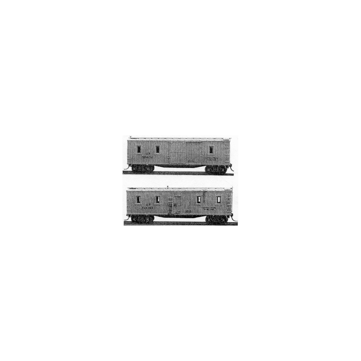 Work Train Set - Kit pkg(4) -- Undecorated, N, Tichy Train Group 2704