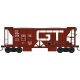 70-Ton 2-Bay Ballast Hopper with Side Chutes (Ballast Gates) - Ready to Run -- Grand Tr, HO, Bowser Manufacturing Co. 43668