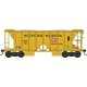 70-Ton 2-Bay Ballast Hopper with Side Chutes (Ballast Gates) - Ready to Run -- Morrison, HO, Bowser Manufacturing Co. 43676