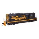 EMD GP9 Phase II with High Hood - ESU(R) Sound and DCC -- Denver & Rio Grande Western 5911 (bla, HO, WalthersMainline 20496