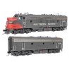 EMD FP7 & F7B Standard DC -- Southern Pacific(TM) 6451 & 8302 (gray, Scarlet, white), HO, WalthersProto 49559