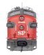 EMD FP7 & F7B Standard DC -- Southern Pacific(TM) 6448 & 8298 (gray, Scarlet, white), HO, WalthersProto 49558
