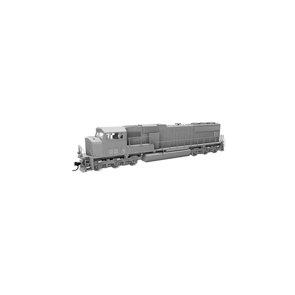EMD SD75M - Standard DC -- Undecorated, HO, WalthersMainline 11018