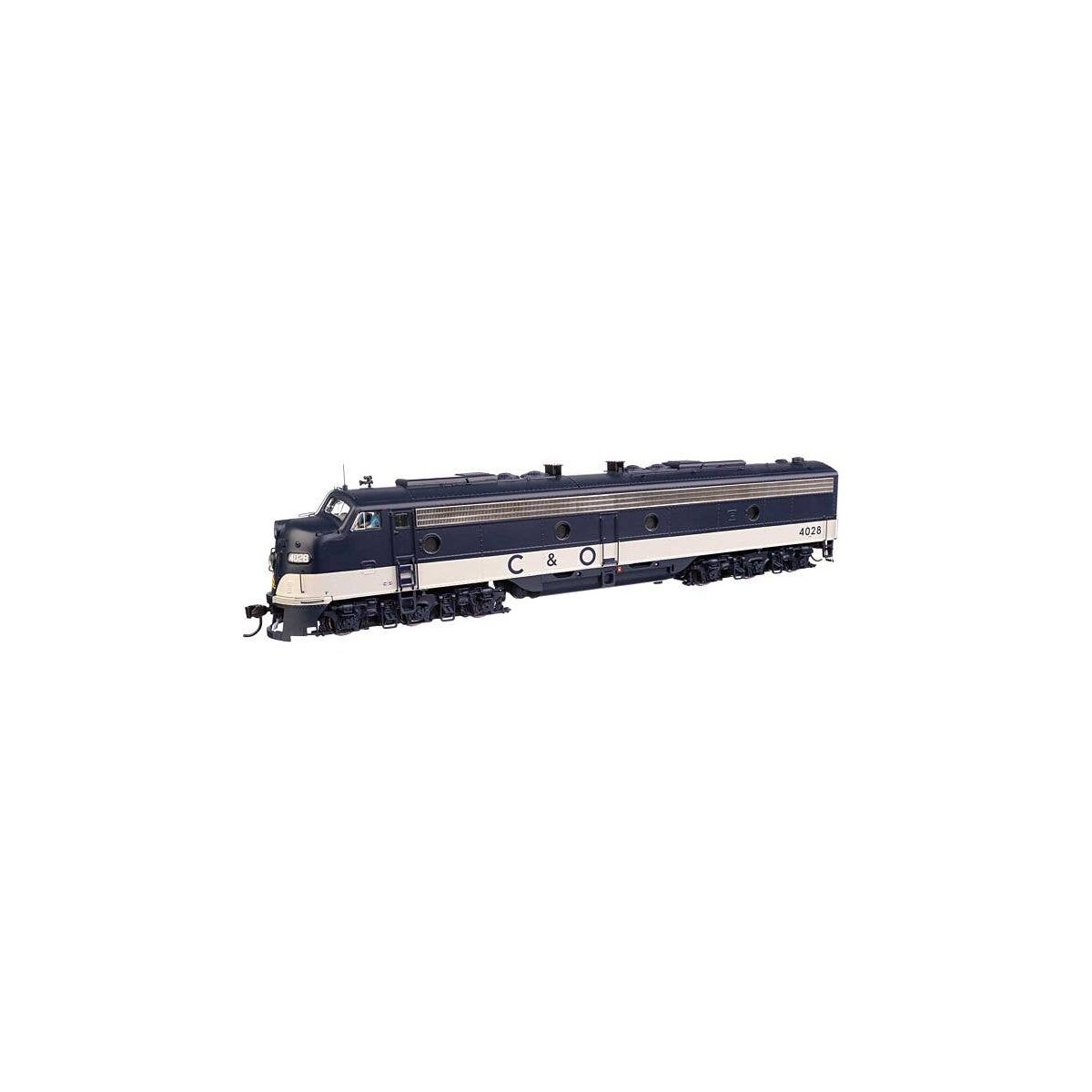 EMD E8A - Standard DC -- Chesapeake & Ohio 4028, HO, WalthersProto 49913