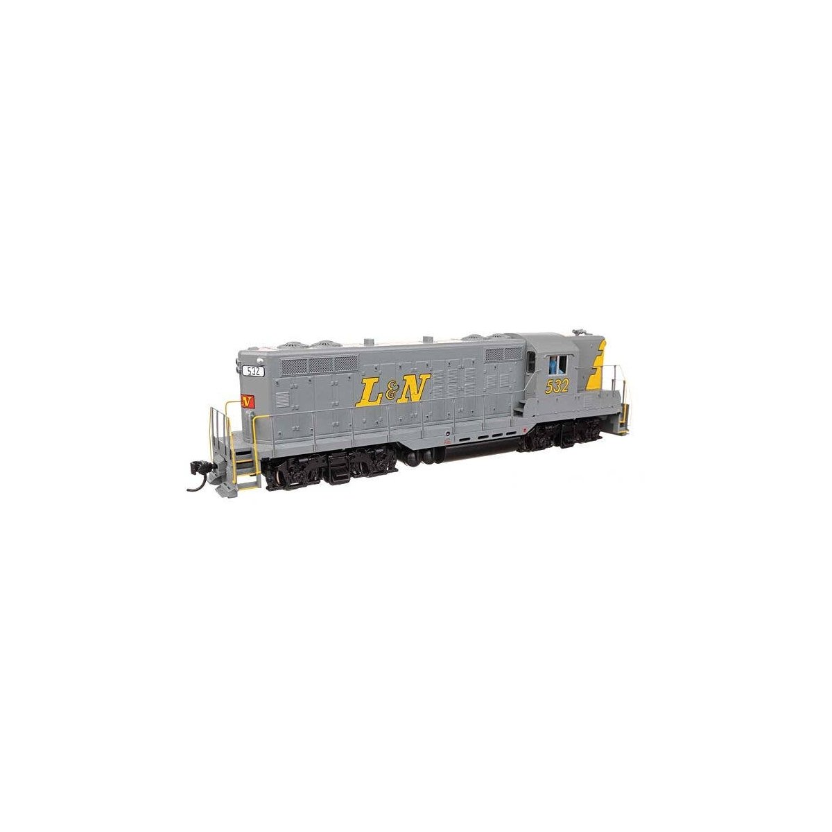 EMD GP9 Phase II with High Hood - Standard DC -- Louisville & Nashville 532, HO, WalthersMainline 10500