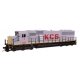 EMD SD60 Spartan Cab - Standard DC -- Kansas City Southern 732, HO, WalthersMainline 9766