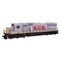 EMD SD60 Spartan Cab - Standard DC -- Kansas City Southern 732, HO, WalthersMainline 9766
