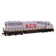 EMD SD60 Spartan Cab - Standard DC -- Kansas City Southern 732, HO, WalthersMainline 9766
