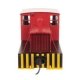 Plymouth ML-8 Industrial Switcher - Standard DC -- Red with Pilot Stripes, HO, WalthersMainline 10017