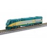GE P42 Genesis - Sound and DCC -- VIA Rail Canada 917 (gray, teal, yellow), N, Kato USA Inc 1766043S