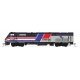 GE P42 Genesis - LokSound & DCC -- Amtrak 160 (50th Anniversary Phase III Hockey Stick, silver, , HO, Kato USA Inc 376116LS