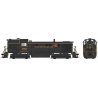 Alco RS3 Hammerhead High Hood - Standard DC -- Western Maryland 193 (black, yellow, Fir, HO, Bowser Manufacturing Co. 25406