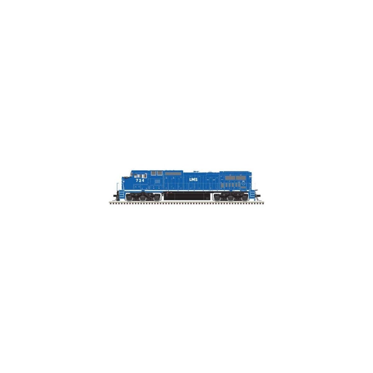 GE Dash 8-40CW - Standard DC - Master(R) Silver -- Locomotive Management Services LM, HO, Atlas Model Railroad Co. 10004491