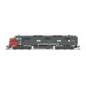 EMD E7A - Sound & DCC - Paragon4(TM) -- Southern Pacific 6002 (gray, red), N, Broadway Limited Imports 8776