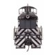 EMD NW2 - Standard DC -- Atchison, Topeka & Santa Fe 2410 (A. T. & S. F. Zebra Scheme, black, whit, HO, WalthersProto 50501