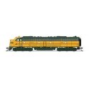 EMD E8A - Standard DC - Stealth Series -- Chicago & North Western 5027A (yellow, green), N, Broadway Limited Imports 8846