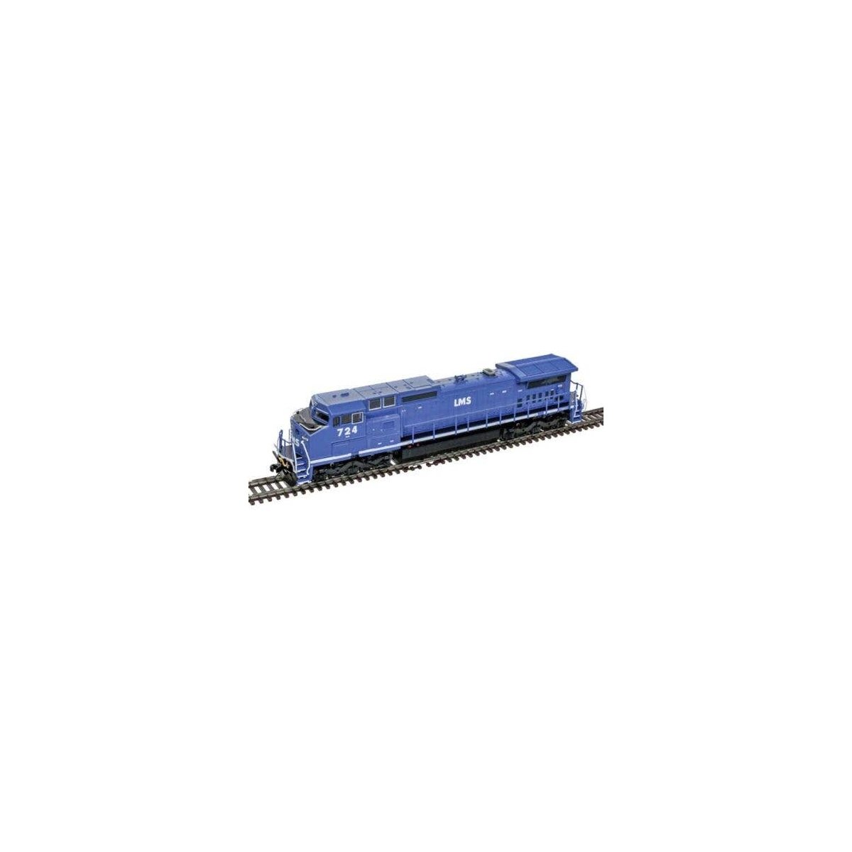 GE Dash 8-40CW - Standard DC - Master(R) Silver -- Locomotive Management Services LMS, N, Atlas Model Railroad Co. 40005839