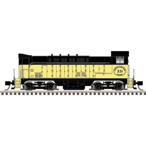 Baldwin VO1000 - Standard DC - Master(R) Silver -- Patapsco and Back Rivers 332 (yell, N, Atlas Model Railroad Co. 40005962