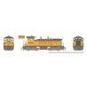 EMD SW9 - ESU LokSound and DCC -- Union Pacific 1838 (As-Delivered, Armour Yellow, gray, red, , HO, Rapido Trains Inc 27596