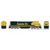 GE C30-7 - ESU LokSound and DCC -- Santa Fe 8039 (Early Version Warbonnet, blue, yellow), HO, Rapido Trains Inc 42503