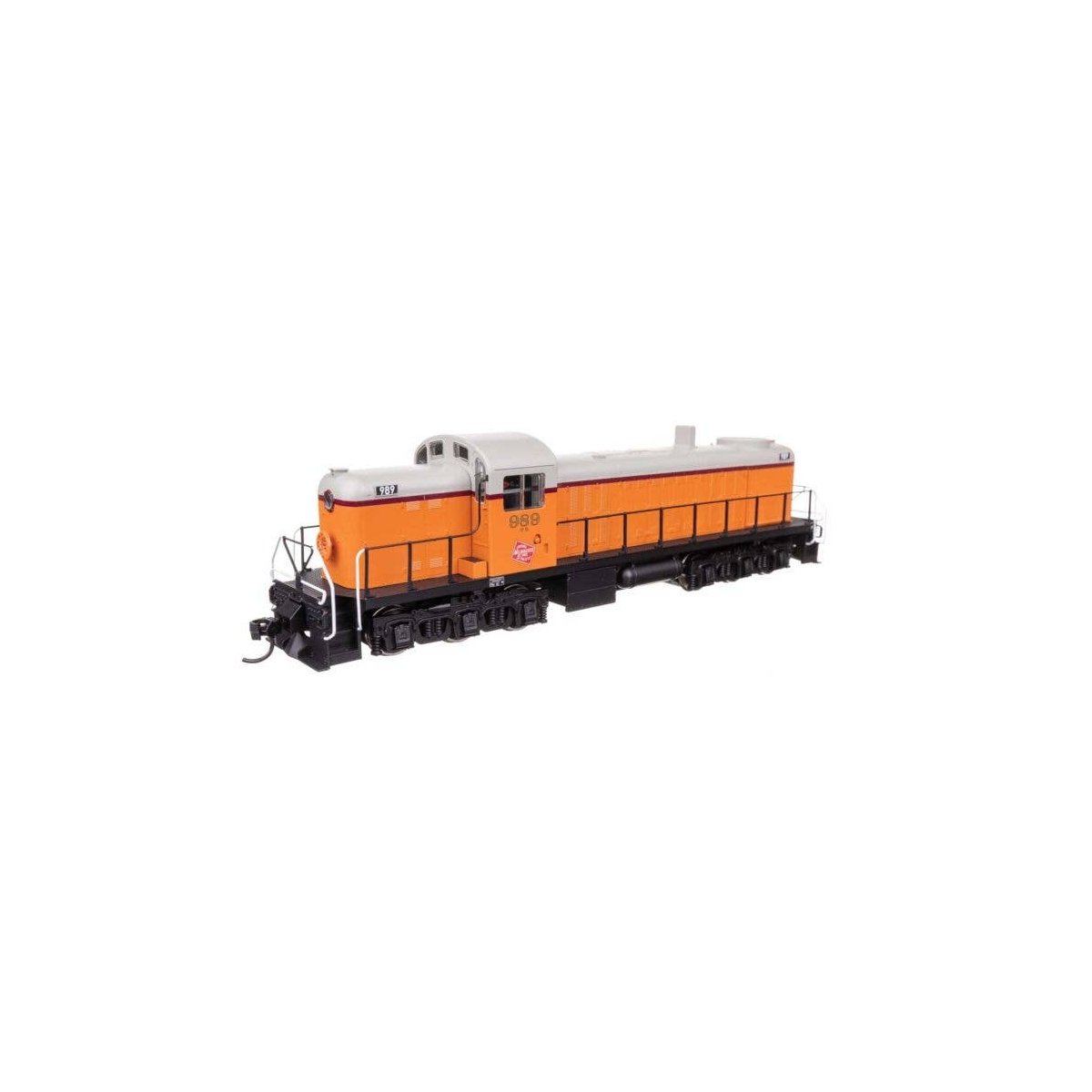 Alco RSC-2 - ESU(R) Sound and DCC -- Milwaukee Road 989, HO, WalthersMainline 20717