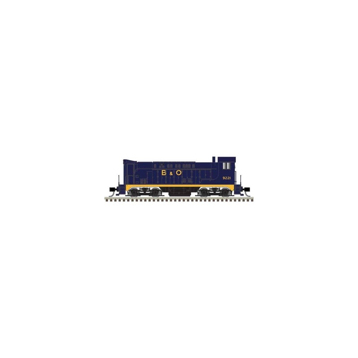 Baldwin VO1000 - LokSound and DCC - Master(R) Gold -- Baltimore & Ohio 9221 (blue, ye, N, Atlas Model Railroad Co. 40005971