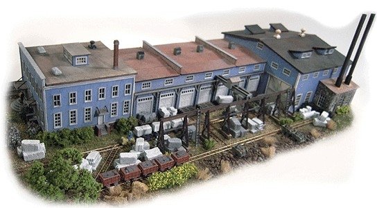 Burlington Marble & Slate -- Kit - 14 x 6 x 3′ 35.6 x 15.2 x 7.6cm, N, The N Scale Architect 10016