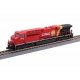 GE ES44AC GEVO - DCC -- Canadian Pacific Kansas City CPKC CP 9375 (red, black, yellow), N, Kato USA Inc 1768957DCC