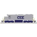 EMD SD35 Low Nose - Standard DC - Master(R) Silver -- CSX 4519 (gray, blue), HO, Atlas Model Railroad Co. 10004452